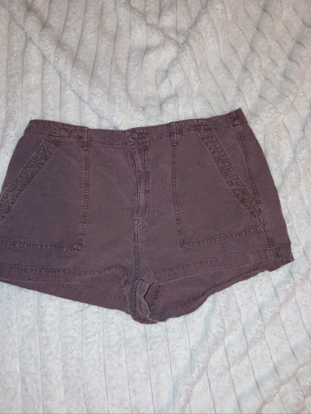 Aerie Casual Wander Cargo Brown Shorts